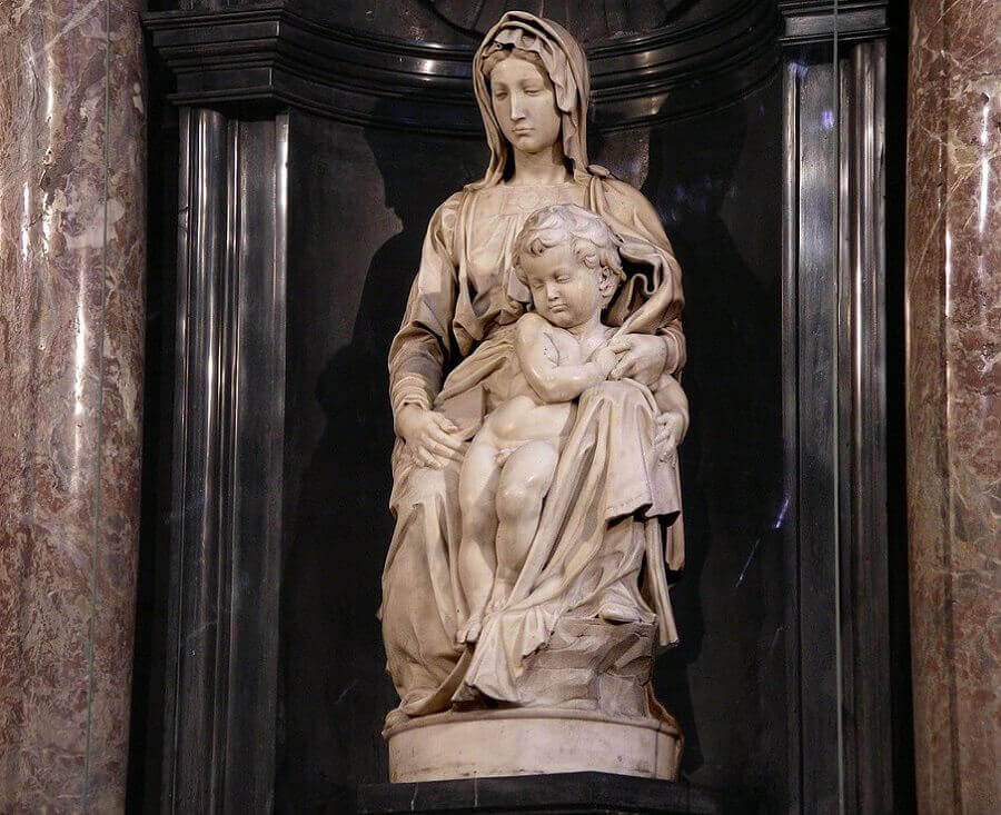Madonna of Bruges, by Michelangelo