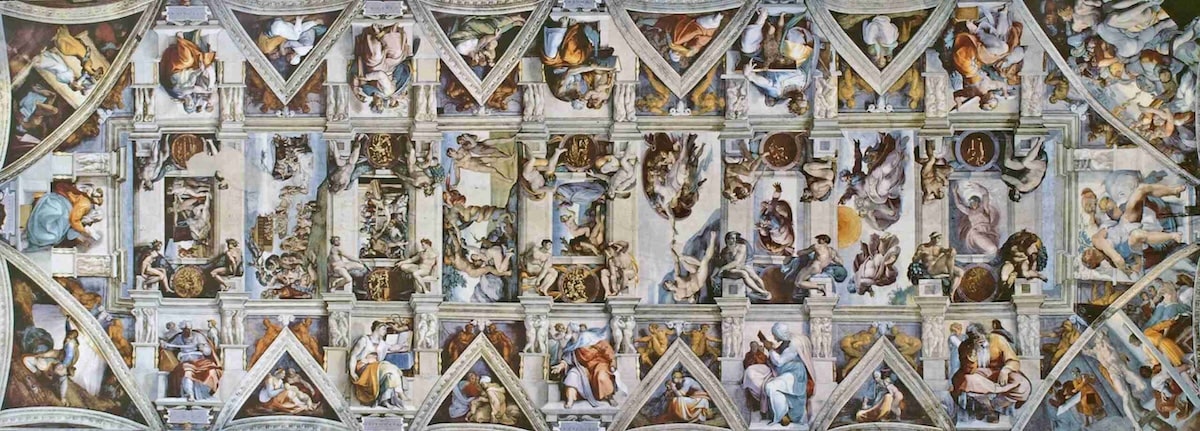 Sistine Chapel Ceiling, by Michelangelo