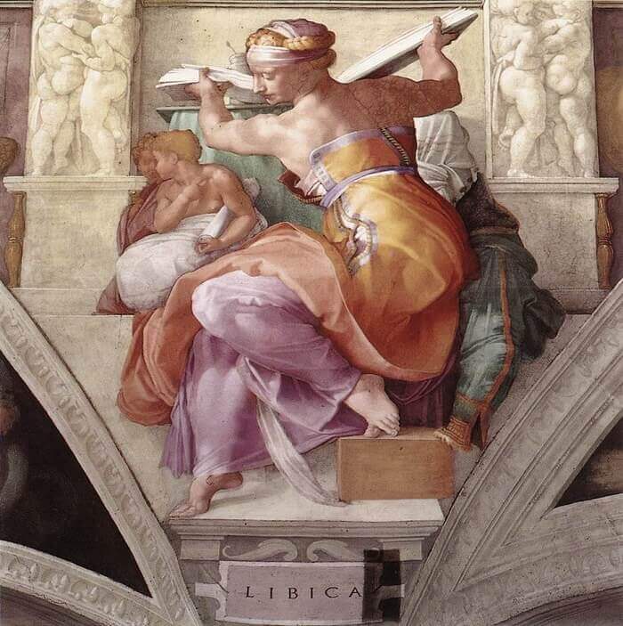 The Libyan Sibyl by Michelangelo