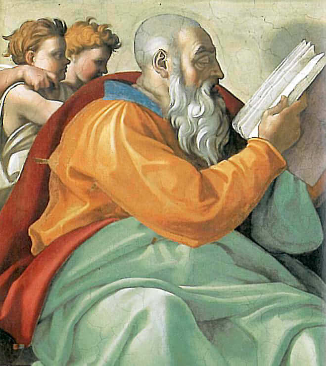 Zacharias, by Michelangelo